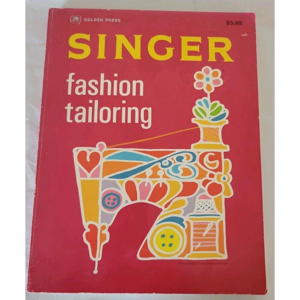 Vintage Singer Sewing Book Gladys Cunningham Golden Books 1973